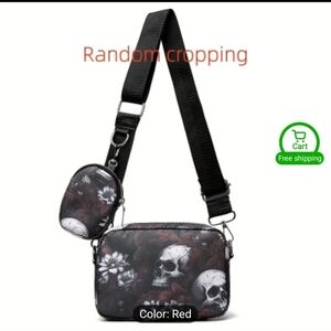 Purse Gothic Skull Red NWT